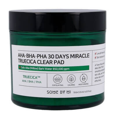 Some By Mi Miracle Truecica Clear Pad Płatki złuszczające do cery problematycznej 70 szt.