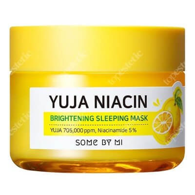 Some By Mi Yuja Niacin Brightening Sleeping Mask Rozjaśniająco - nawilżająca maska na noc 60 g