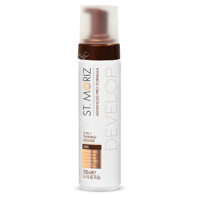 St Moriz 5in1 Tanning Mousse Dark Wielofunkcyjny mus samoopalający o przedłużonym działaniu (ciemny) 200 ml