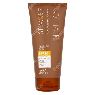 St Moriz Gradual Tan and Protect Cream Samoopalacz z filtrem przeciwsłonecznym SPF30, 175 ml
