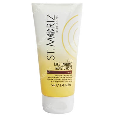 St Moriz Daily Face Tanning Moisturiser Light Samoopalający krem do twarzy na dzień 75 ml