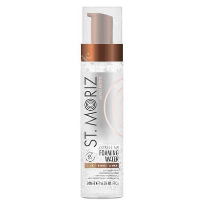 St Moriz Express Tan Foaming Water Bezbarwna ekspresowo opalająca pianka 200 ml