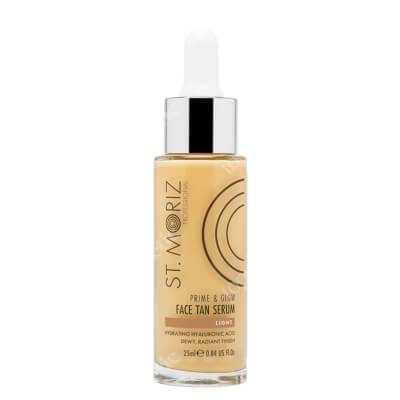 St Moriz Prime And Glow Face Tan Serum Samoopalające serum do twarzy z dodatkiem kwasu hialuronowego 25 ml