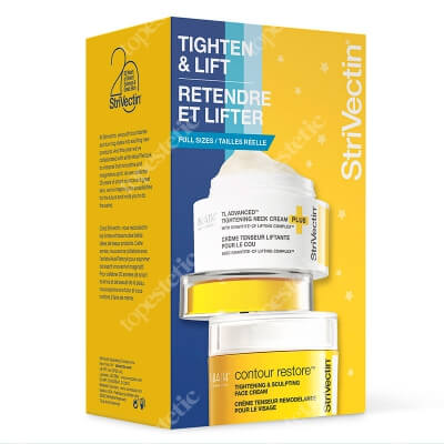 Strivectin Holiday Kit Tighten And Lift  ZESTAW Krem napinający do twarzy 50 ml + Krem napinający do szyi 50 ml