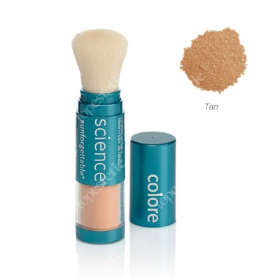 Colorescience Sunforgettable Brush-On Sunscreen Mineralny puder ochronny SPF 50 w pędzlu - kolor Tan 6 g