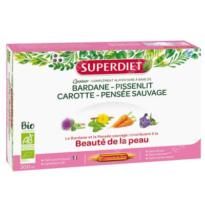 Super Diet Bardane Beaute Peau Piękna i czysta skóra 20x15 ml