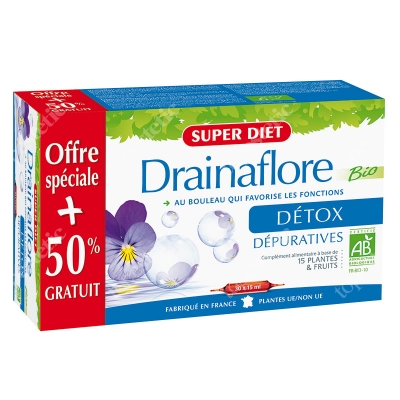 Super Diet Drainaflore Detox Detoksykacja 30x15 ml