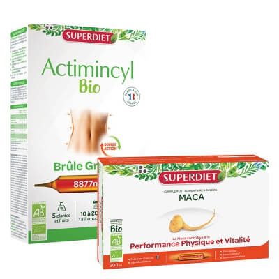 Super Diet Vital And Slim ZESTAW Spalanie tłuszczu 20x15ml + Witalność i pożądanie 20x15 ml
