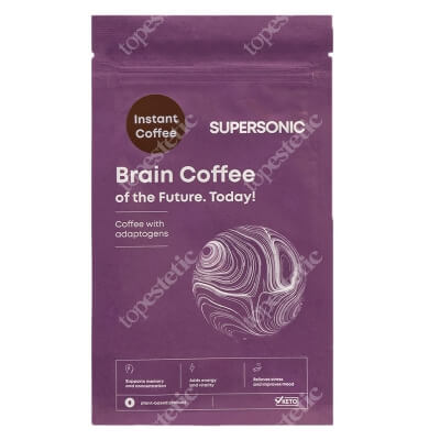 Supersonic Brain Coffee Funkcjonalna kawa z adaptogenami - Instant Coffee 180 g
