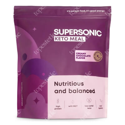 Supersonic Food Powder Keto Pełnowartościowy posiłek, dieta niskowęglowodanowa - Kremowa czekolada 800 g
