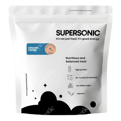 Supersonic Plus Meal Pełnowartościowy posiłek o smaku kremowego toffee ( VEGE ) 1500g