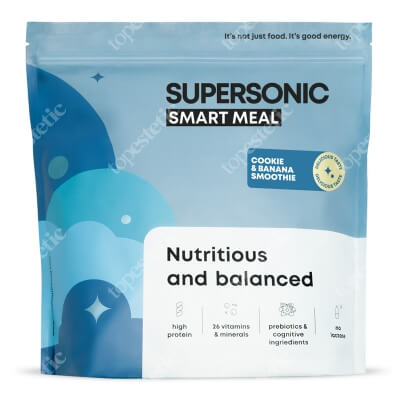 Supersonic Smart Meal Pełnowartościowy posiłek o smaku ciasteczkowo-bananowego smoothie 1300 g