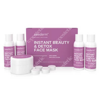 Swederm Instant Beauty & Detox Face Mask Maska do twarzy 4x 15 ml