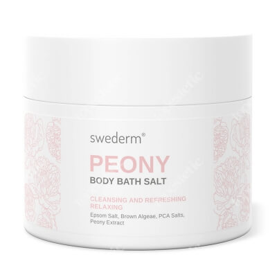 Swederm Peony Body Bath Salt Sól do kąpieli o zapachu kwiatów piwonii 275 g