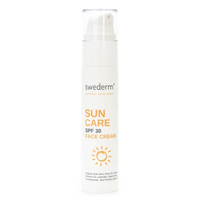Swederm Sun Care SPF 30 Face Cream Odżywienie, nawilżenie i ochrona przeciwsłoneczna 50 ml