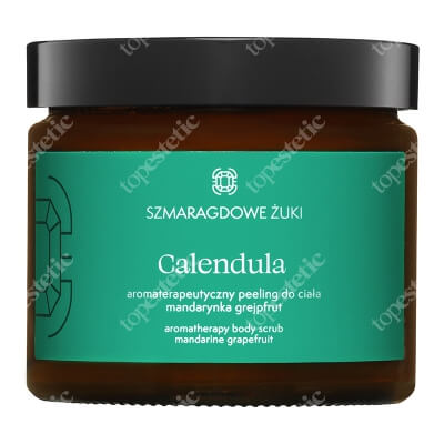 Szmaragdowe Żuki Calendula Aromaterapeutyczny peeling cukrowy - mandarynka, grapefruit 300 g