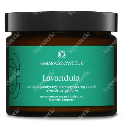 Szmaragdowe Żuki Lavandula Aromaterapeutyczny kremowy peeling – lawenda bergamotka 270 g