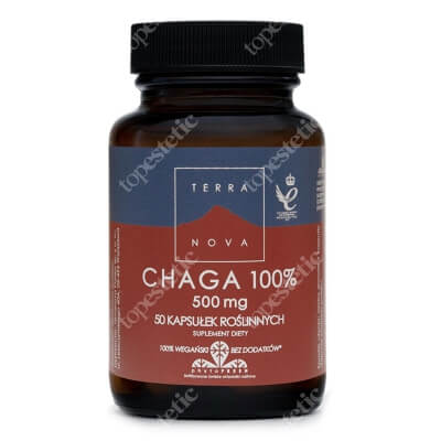 Terranova Chaga 100 % Skuteczny przeciwutleniacz w formie suplementu 50 kaps
