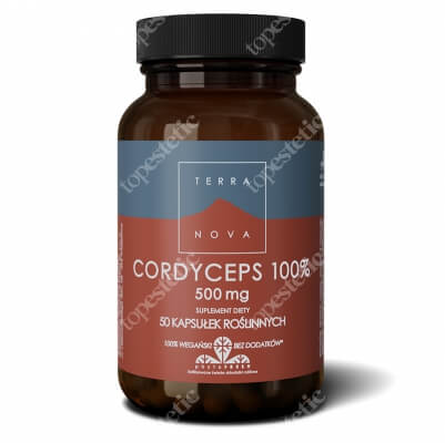 Terranova Cordyceps 100 % Kapsułki roślinne 500 mg 50 kaps.