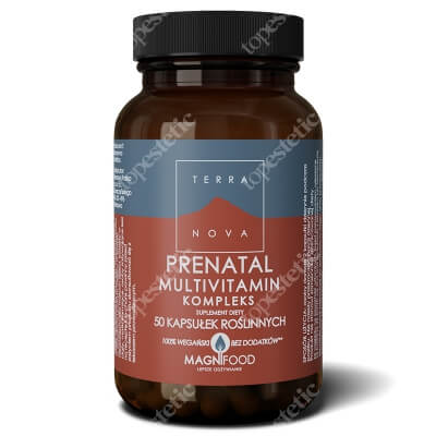 Terranova Prenatal Multivitamin Kompleks Witaminy i minerały prenatalne dla kobiet będących w ciąży, planujących ciążę oraz karmiących 50 kaps. roślinnych