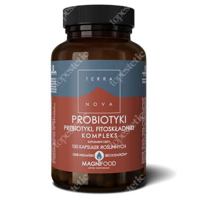 Terranova Probiotyki Prebiotyk, fitoskładniki kompleks 100 kaps. wegańskich
