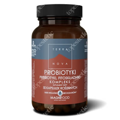 Terranova Probiotyki Prebiotyk, fitoskładniki kompleks 50 kaps. wegańskich