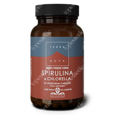 Terranova Spirulina And Chlorella Suplement diety 50 kaps