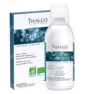 Thalgo Active Set ZESTAW Kuracja oczyszczająca 10x10 ml + Kuracja drenująca 500 ml