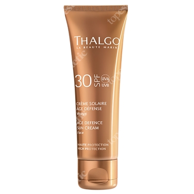 Thalgo Age Defence Sun Cream Face SPF 30 Przeciwzmarszczkowy krem do opalania 50 ml