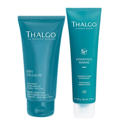 Thalgo Anti Cellulite ZESTAW Rewitalizujący peeling morski do ciała 150 g + Żel na uporczywy cellulit 150 ml