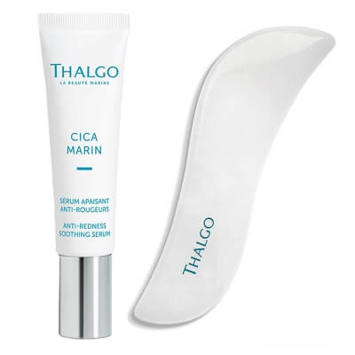 Thalgo Anti-Redness Soothing Set ZESTAW Serum łagodzące 30 ml + Płytka do masażu twarzy gua sha 1 szt GRATIS