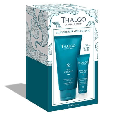 Thalgo Cellulite Ally Kit ZESTAW Żel na uporczywy cellulit 150 ml + Rewitalizujący peeling morski do ciała 30 g