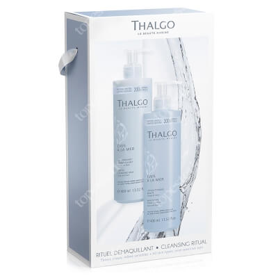 Thalgo Cleasing Ritual ZESTAW Łagodne mleczko do demakijażu 400 ml + Upiększający tonik 400 ml