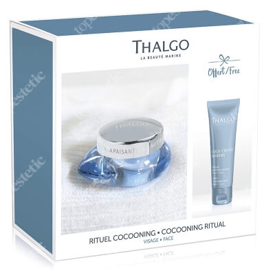 Thalgo Cocooning Ritual Face ZESTAW Odżywczo-łagodzący krem 50 ml + Ultra odżywcza maska 50 ml