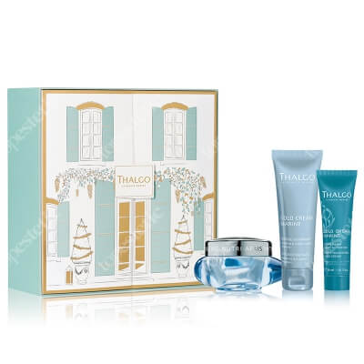 Thalgo Cold Cream Marine Set 2021 ZESTAW Odżywczo-łagodzący krem 50 ml + Łagodząca maska SOS 50 ml + Głęboko odżywczy krem do rąk 30 ml