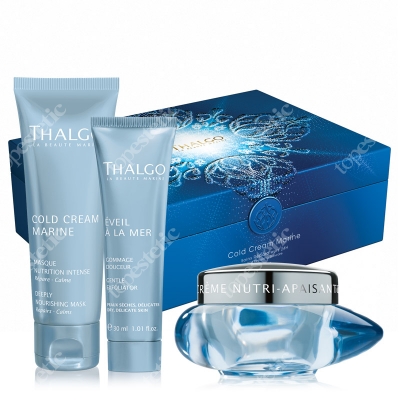 Thalgo Cold Cream Marine Set ZESTAW Krem 50 ml + Maska 50 ml + Peeling 30 ml