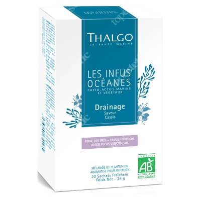 Thalgo Draining Organic Infusion Organiczna herbata oczyszczająco-drenująca 20 saszetek