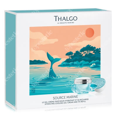 Thalgo Gift Set World Ocean Day ZESTAW Nawilżająco -orzeźwiający krem-żel do skóry normalnej i mieszanej 50 ml + Nawilżająco - orzeźwiający krem - żel do skóry normaln