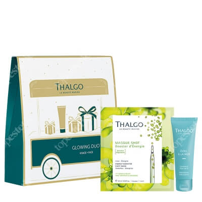 Thalgo Glowing Duo ZESTAW Odświeżający peeling 50 ml + Wygładzająco-energetyzująca maska do twarzy 20 ml