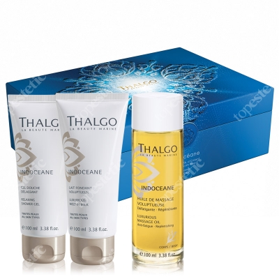 Thalgo Indoceane Set ZESTAW Olejek do masażu 100 ml + Mleczko 100 ml + Żel 100 ml