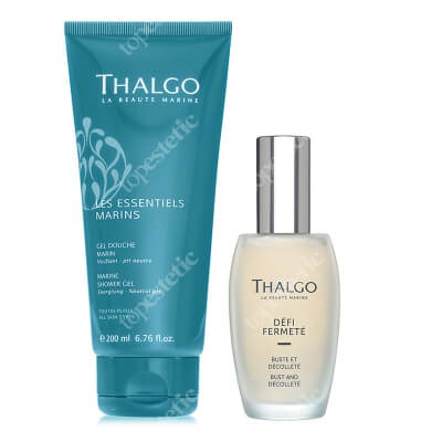 Thalgo Marine Shower Gel + Bust And Decollete ZESTAW Żel pod prysznic 200 ml + Serum na biust i dekolt 50 ml