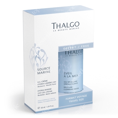 Thalgo My Fresh Skin Duo ZESTAW Krem-żel 50 ml + Oczyszczająca woda micelarna 100ml