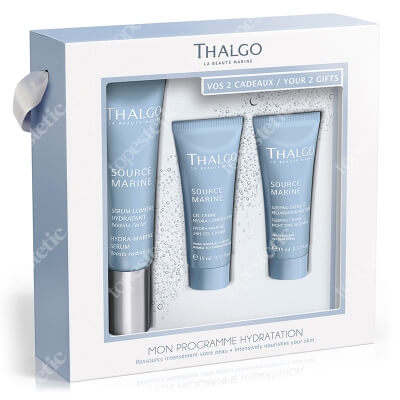 Thalgo My Hydration Programme ZESTAW Regenerujący krem nocny 15 ml + Krem nawilżający 24 h 15 ml + Serum nawilżające 30 ml