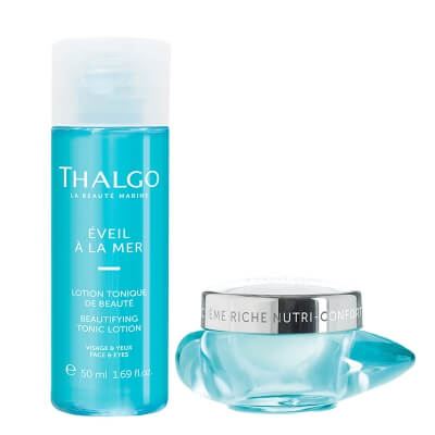 Thalgo Nutri-Comfort Set ZESTAW Upiększający tonik 50 ml + Krem odżywczy 50 ml