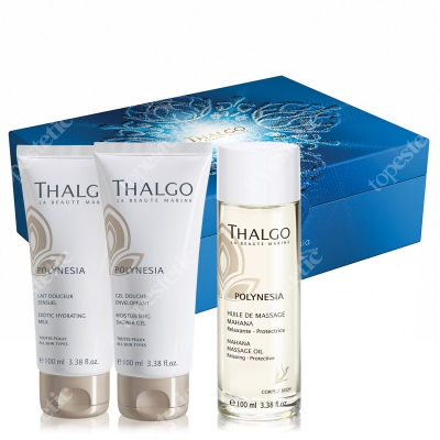 Thalgo Polynesia Set ZESTAW Olejek 100 ml + Mleczko 100 ml + Żel pod prysznic 100 ml
