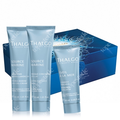 Thalgo Radiance Set ZESTAW Krem 30 ml + Maska 30 ml + Peeling 20 ml