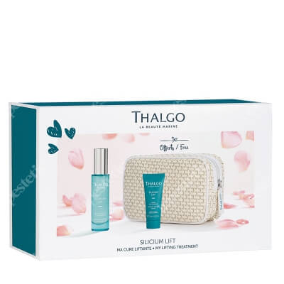 Thalgo Silicium Lift ZESTAW Ujędrniające serum 30 ml + Krem 15 ml + Kosmetyczka 1 szt