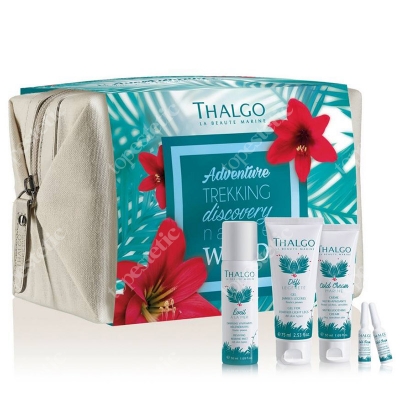 Thalgo The Adventurer ZESTAW Cream 50 ml + Mist 50 ml + Concentrate 1x1,2 ml + Leg gel 75 ml