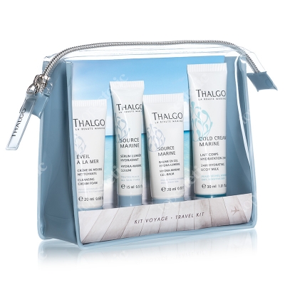 Thalgo Travel Kit Women 2018 ZESTAW Podróżny dla kobiet 20 ml, 20 ml, 15 ml, 30 ml