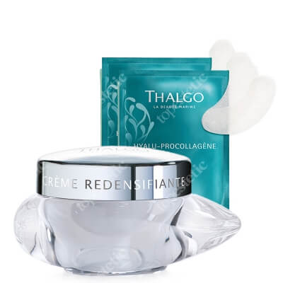 Thalgo Wrinkle Correcting Set ZESTAW Płatki na okolice oczu 8 x 2 szt + Krem przywracający gęstość skórze 50 ml